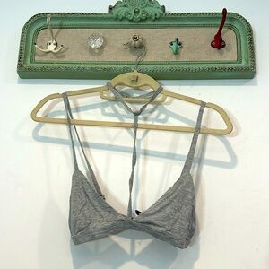 Signature8 Gray Halter Bra Grunge